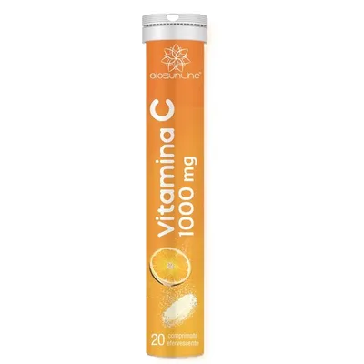 Vitamina C 1000 mg, 20 comprimate efervescente, BioSunLine