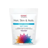 GNC Women’s Hair, Skin & Nails Formula, Formula pentru Par, Piele si Unghii, Caramele cu Aroma de Fructe de Padure | 60buc