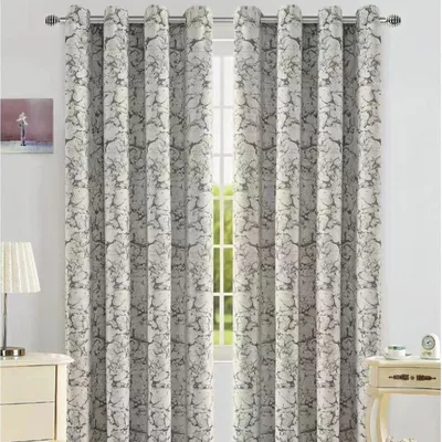 Draperie CHNILLE MARMORAT Gri, Perpetuum | 140 x 245 cm