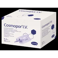 Plasturi sterili pentru fixarea branulelor Cosmopor I.V., 8 x 6 cm, Hartmann | 50 bucati