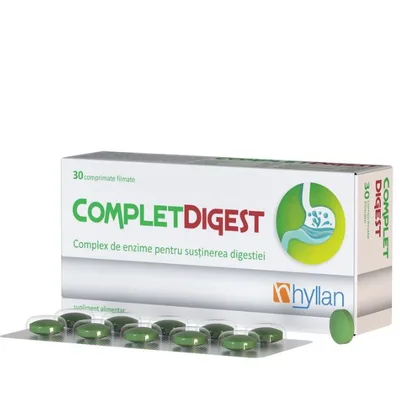 Complet Digest Forte, Hyllan Pharma | 30 comprimate