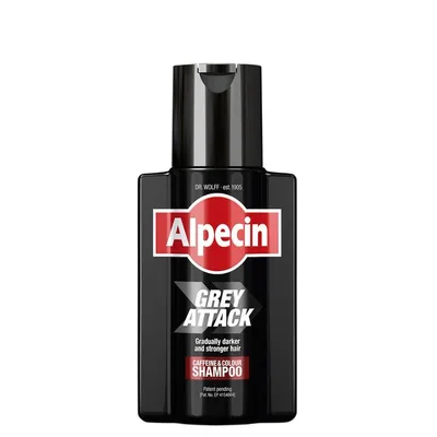Sampon cu cafeina pentru parul grizonat Grey Attack, 200 ml, Alpecin