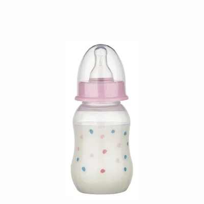 Biberon PP fara BPA, decor buline, tetina S, 45010, Baby Nova | 130 ml