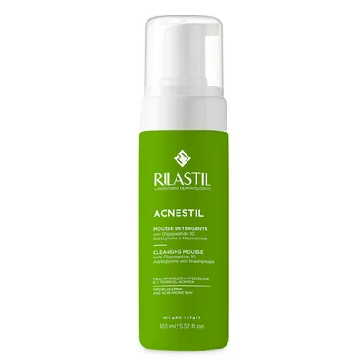 Rilastil Acnestil Spuma curatare ten cu tendinta acneica, Istituto Ganassini | 165 ml