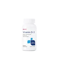 Vitamina D3 50 mcg (2000 UI) din lanolina, GNC | 180 tablete