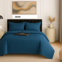 Lenjerie de pat DAMASC denim 230x260 cm, Ralex | 1 buc