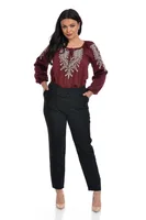 Pantaloni dama DV22PL20 negru, Dress to Impress | marimea 38