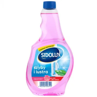 Rezerva solutie curatare geamuri Floral Sidolux Crystal, Lakma | 500 ml