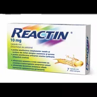 Reactin 10 mg, Mcneil Healthcare | 7 capsule