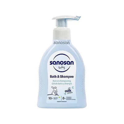 Spumant si sampon pentru copii, Sanosan | 200 ml