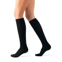 Ciorapi medicali pana la genunchi cu compresie 140 DEN, Black, mar.IV, MN22, NursingCare, Neomed