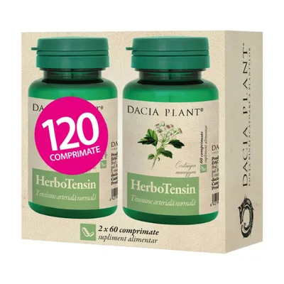 Herbotensin (Reglator al Tensiunii), Dacia Plant | 120 comprimate