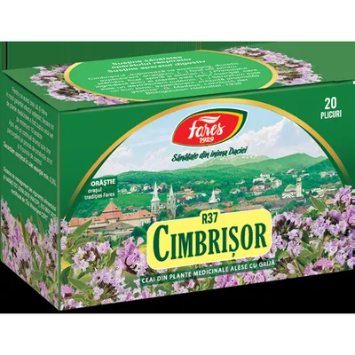 Cimbrisor, iarba, R37, ceai la plic, Fares | 20 plicuri
