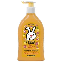 Gel de dus si sampon 2 in 1 cu aroma de grapefruit, Sanosan | 400 ml