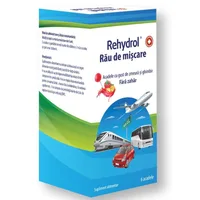 Acadele pentru rau de miscare cu zmeura si ghimbir Rehydrol, MBA Pharma | 6 acadele
