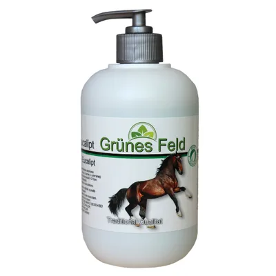 Gel Puterea Calului cu extract de eucalipt Grunes Feld, Elina Med | 250 ml