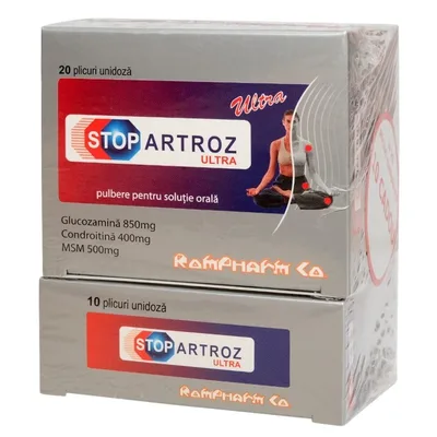 Stopartroz Ultra, Rompharm | 20 plicuri + 10 plicuri CADOU