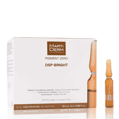Fiole impotriva petelor pigmentare cu vitamina C DSP Bright,Pigment Zero DSP, Martiderm | 30 fiole
