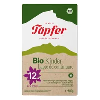 Lapte praf Bio Kinder Organic de la 12 luni, 500g, Topfer