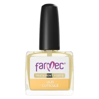 Ulei Cuticule cu Vitamina A și 4 Uleiuri naturale, Farmec Tratament Forte | 11 ml