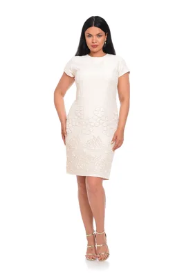 Rochie dama DV22R39 crem, Dress to Impress | marimea 40