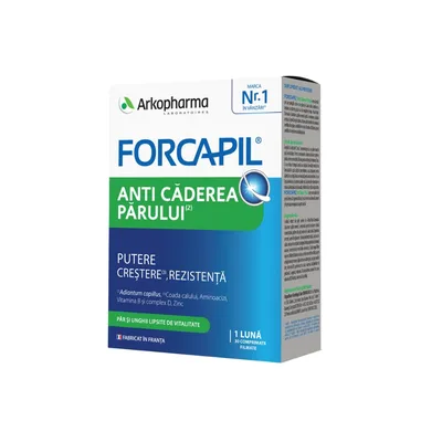 Forcapil anti caderea parului, 30 comprimate
