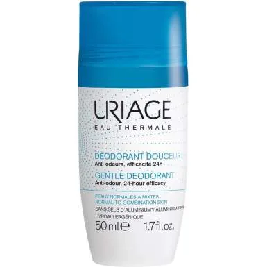 Deodorant roll-on fara saruri de aluminiu, 50ml, Uriage