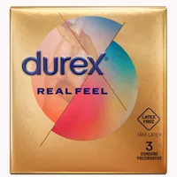 Prezervative Durex Real Fell, Reckitt Benckiser | 3 buc