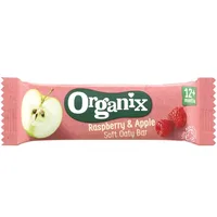 Baton ecologic Bio din ovaz integral cu mere si zmeura 12+ luni, Organix | 23 g