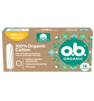 Tampoane Organic Normal, OB | 16 buc