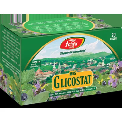 Glicostat, M95, ceai la plic, Fares | 20 plicuri