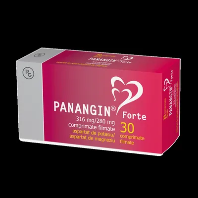 PANANGIN FORTE 316 MG/280 MG X 30