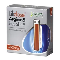 Arginina Buvabila 5000 mg Lilidose, Adya Green Pharma | 10 monodoze x 25 ml
