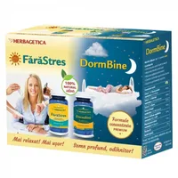 Pachet Farastres, 30 capsule + DormBine, 30 capsule, Herbagetica