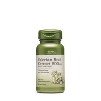 GNC Herbal Plus Valerian Root 500 Mg, Extract Standardizat Din Radacina De Valeriana | 50 Cps