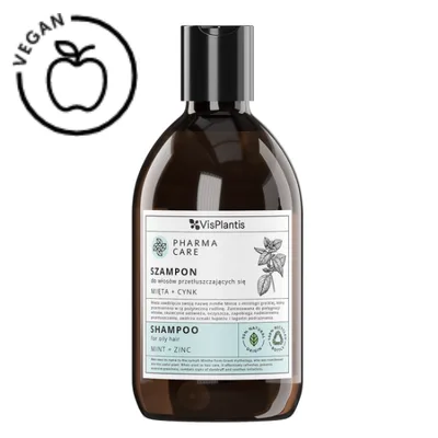 Sampon Pharma Care pentru par gras cu Menta si Zinc, Green Pharmacy | 500 ml