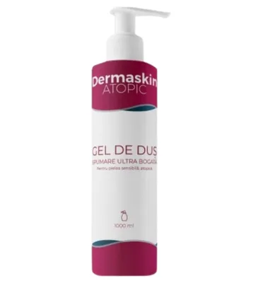 Gel dus spumare ultra bogata, Dermaskin Atopic | 1000 ml