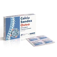 CALCIU SANDOZ OSTEO 1000 MG/880 UI X 30
