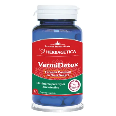 Vermidetox, 60 Capsule, Herbagetica