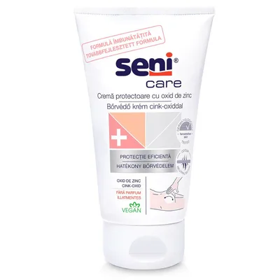 Crema protectoare cu oxid de zinc fara parfum SENI CARE, TZMO | 100 ml