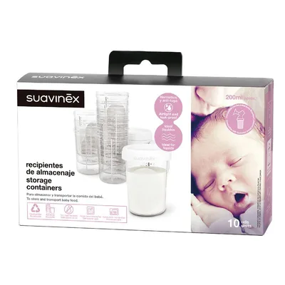 Recipiente stocare hrana / 10 buc 3188427 Suavinex