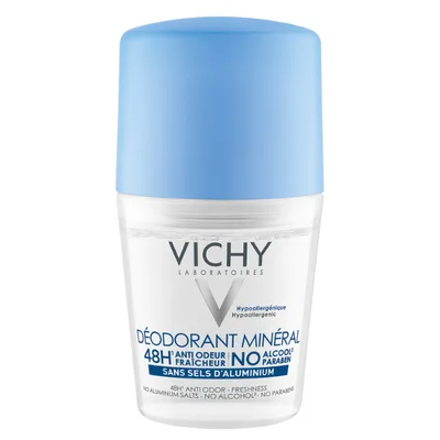 Deodorant roll-on antiperspirant 48 ore Mineral, Vichy | 50 ml