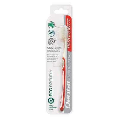 Periuta de dinti Dental Eco Friendly Anti-Parodontoza - rosu, Rubella