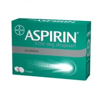 Aspirin 500 mg, Bayer | 20 drajeuri