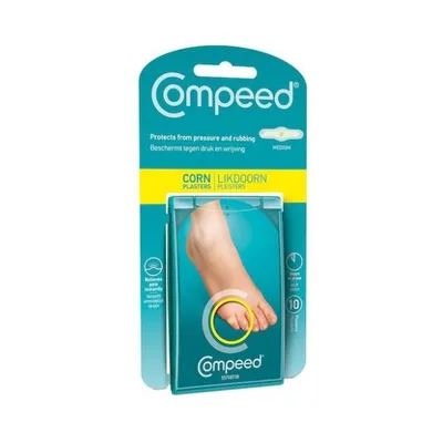 Plasturi medii pentru bataturi profunde, 10 bucati, Compeed