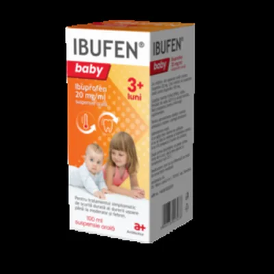 Ibufen Baby 20 mg/ml suspensie orala, Antibiotice |  100 ml
