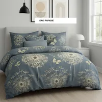 Lenjerie de pat policoton ELVO kaki papadie 230x250 cm, Ralex | 1 buc
