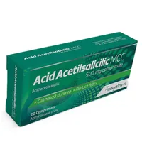 Acid Acetilsalicilic 500 mg, Magistra | 20 comprimate