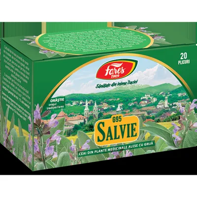 Salvie, G95, ceai la plic, Fares | 20 plicuri