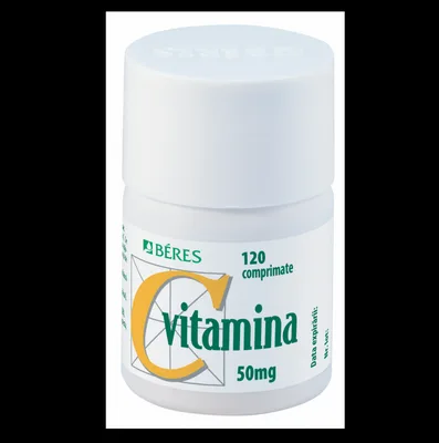 Vitamina C 50 mg, Beres Pharmaceuticals | 120 comprimate